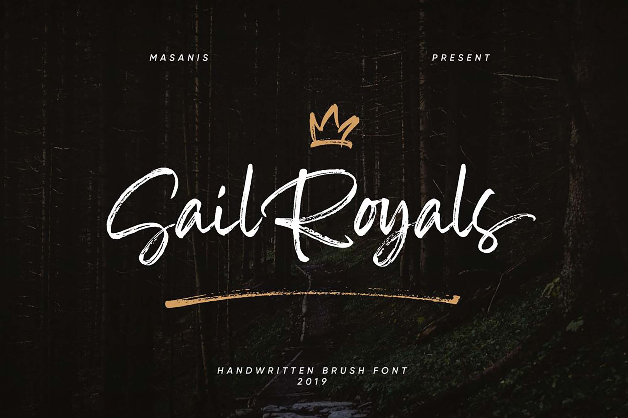 Sail Royals Brush Script Font