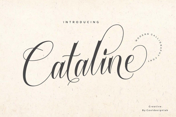 Cataline FScript Font