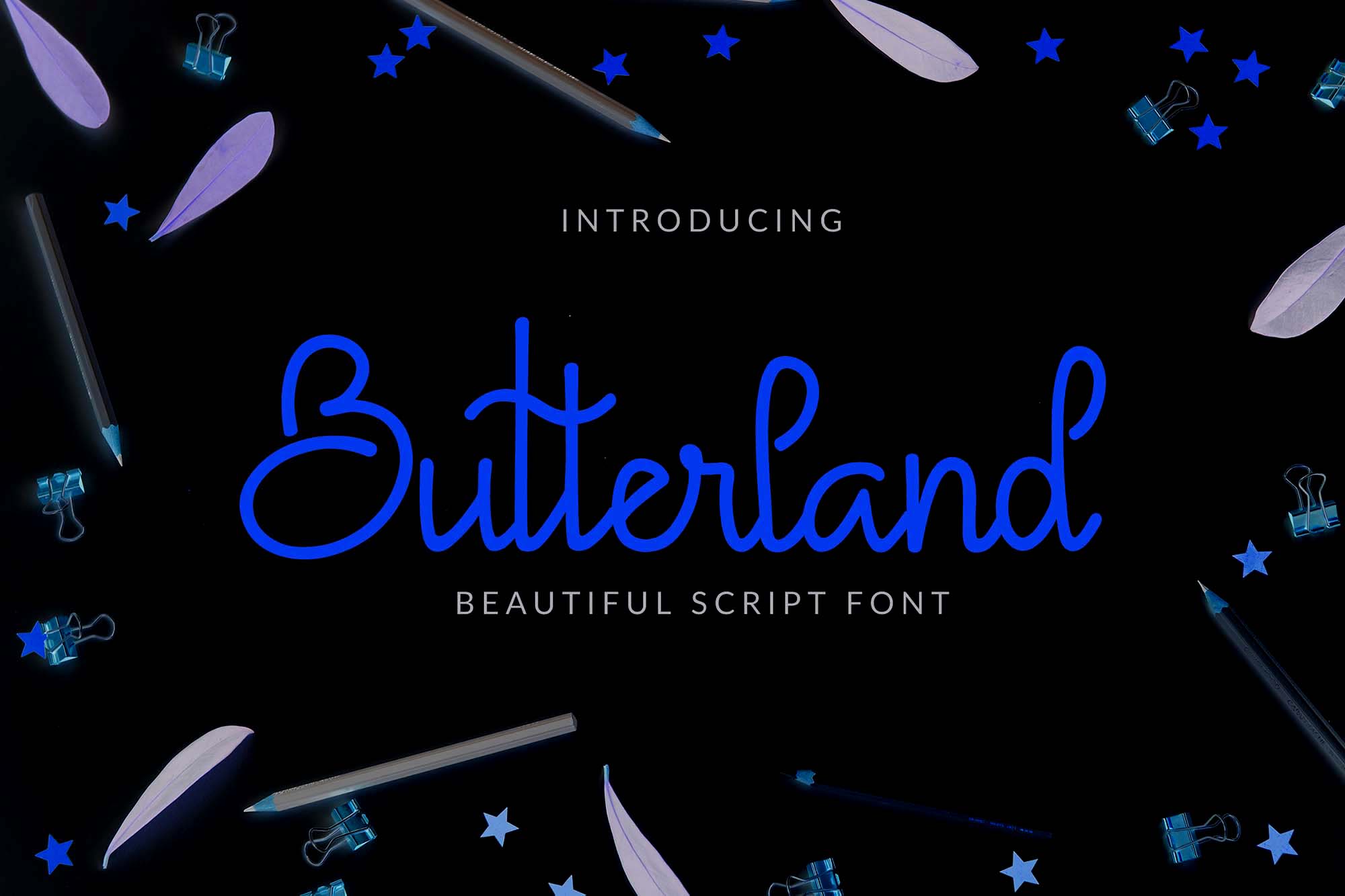 Butterland Script Font