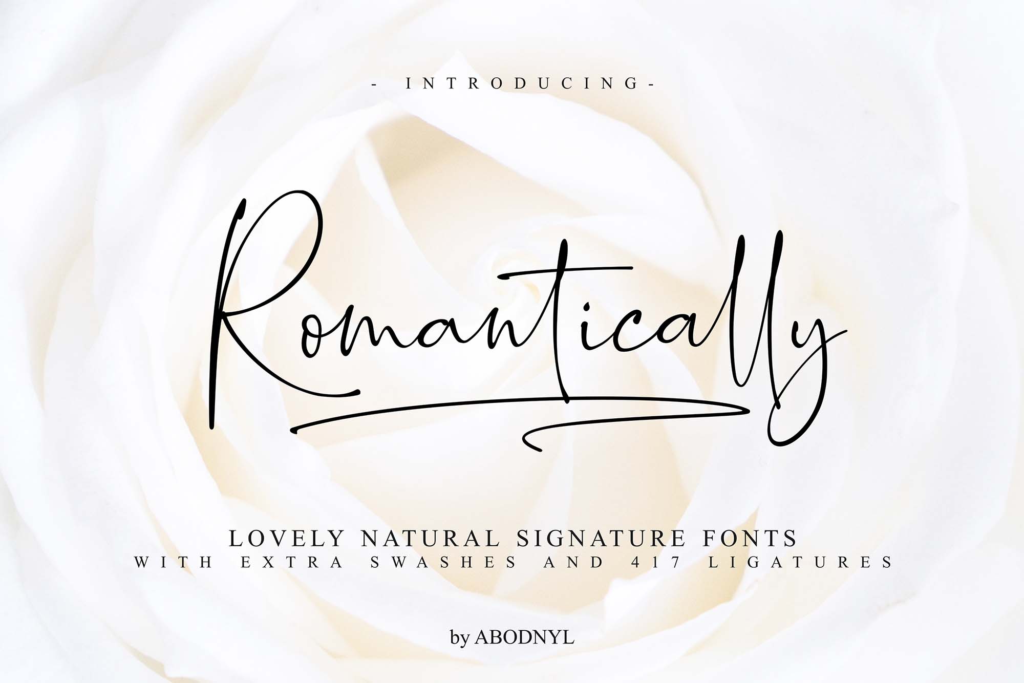 Romantically Script Font