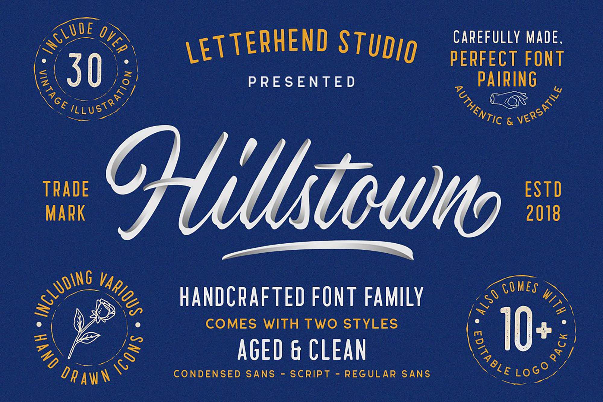 Hillstown Font Family