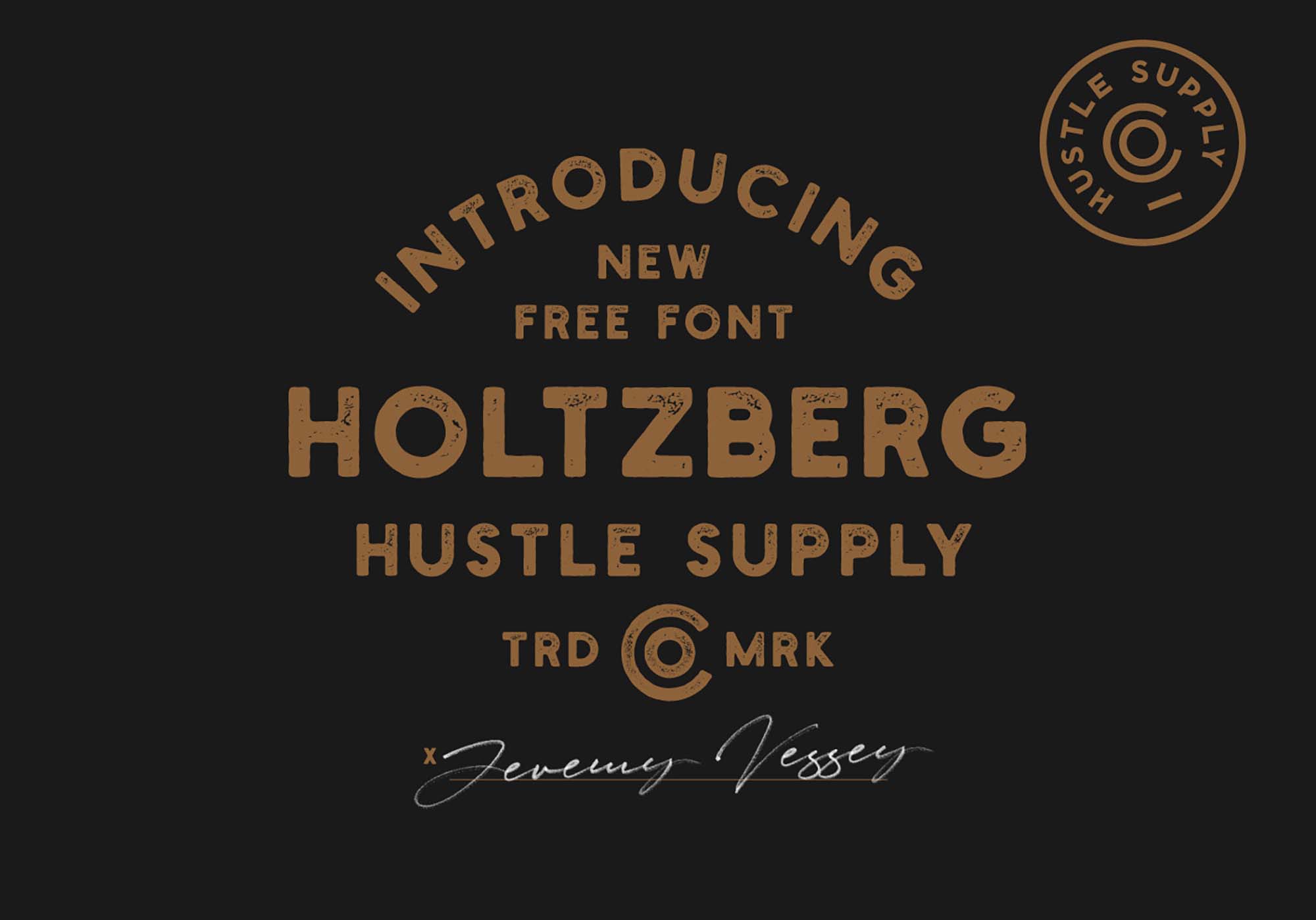 Holtzberg Typeface Font