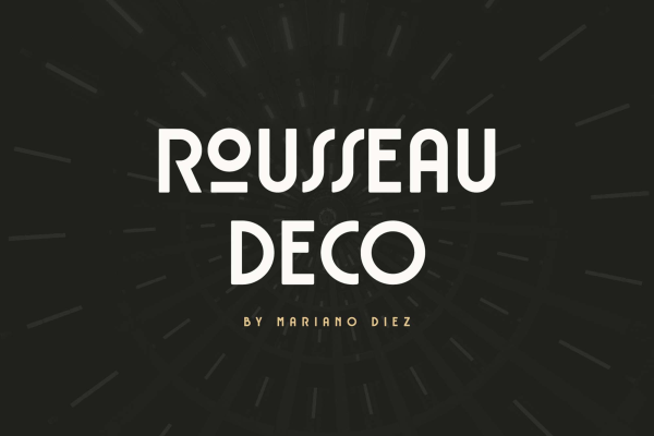 Rousseau Deco Font