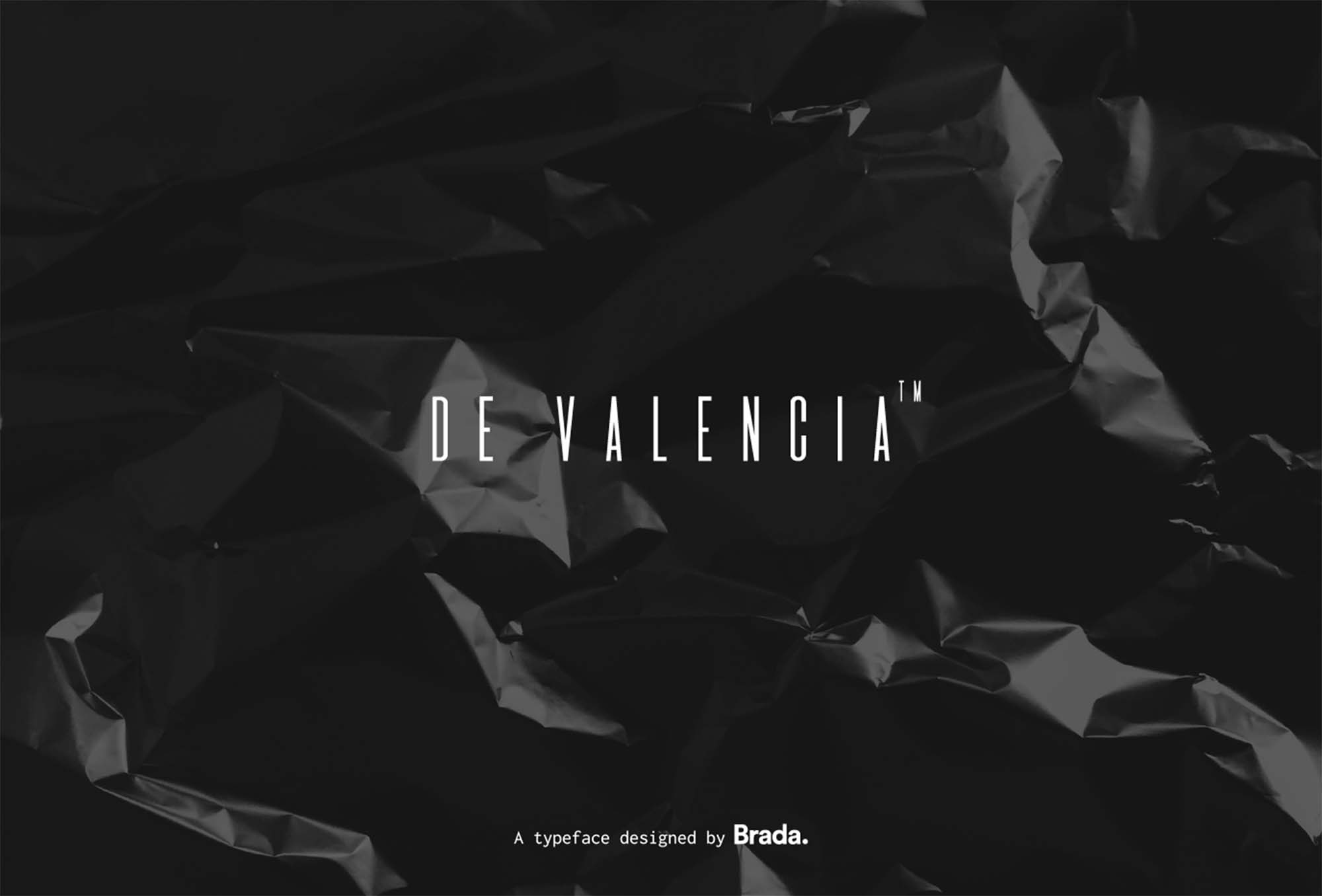 De Valencia Typeface Font