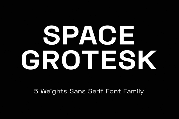 Space Grotesk Font