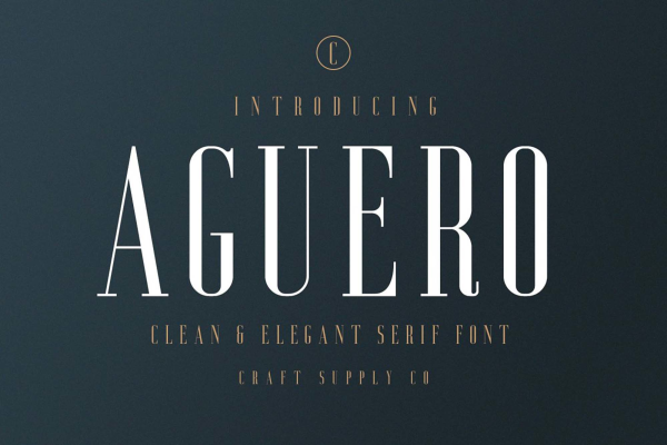 Aguero Elegant Serif Font