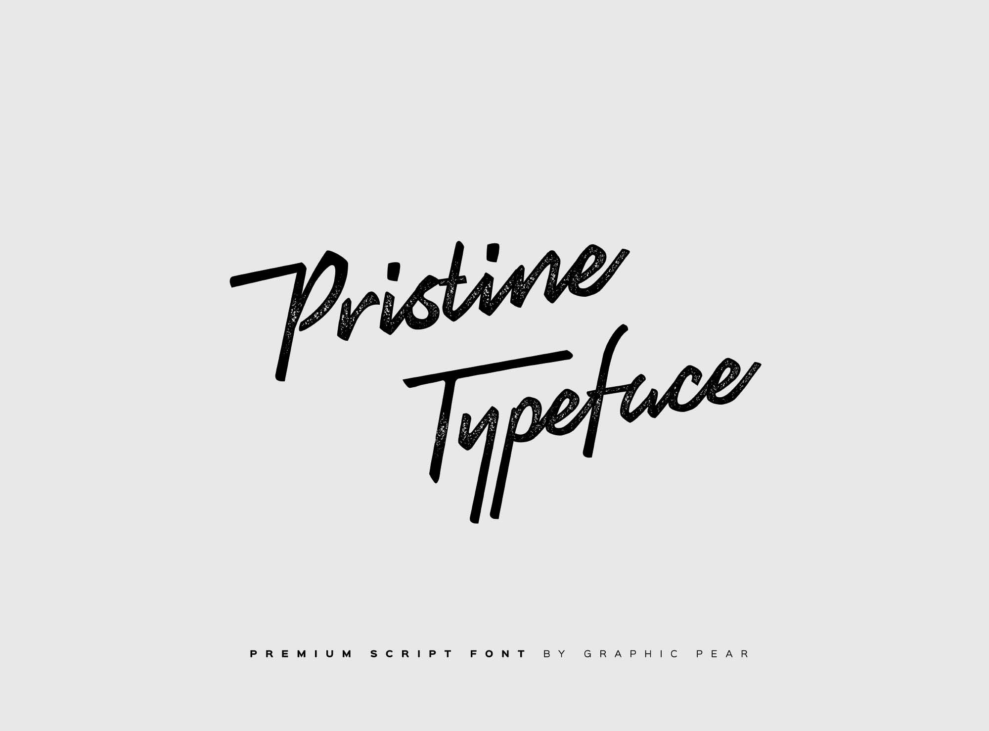 Pristine Script Typeface Font