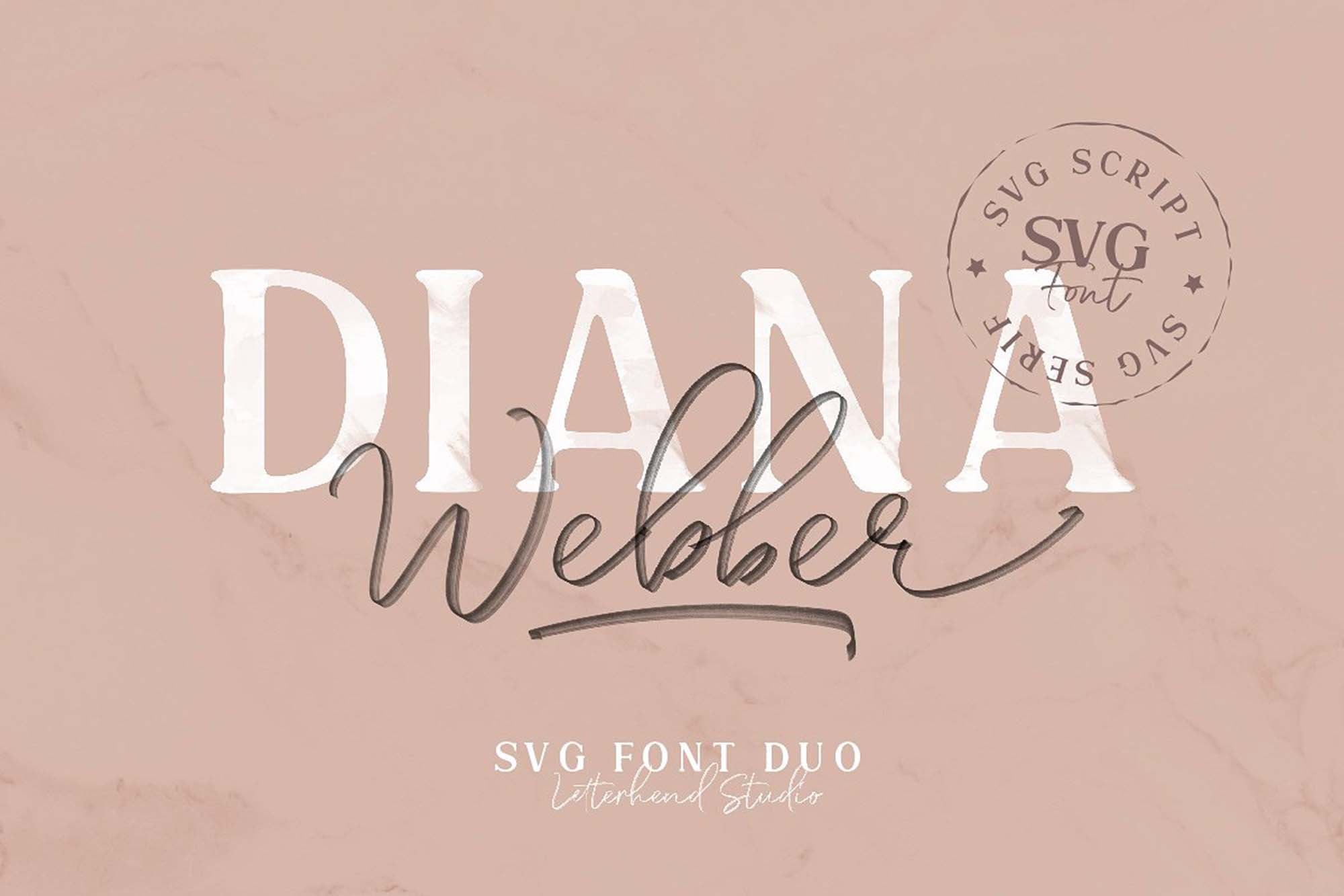 Diana Webber Font Duo Font