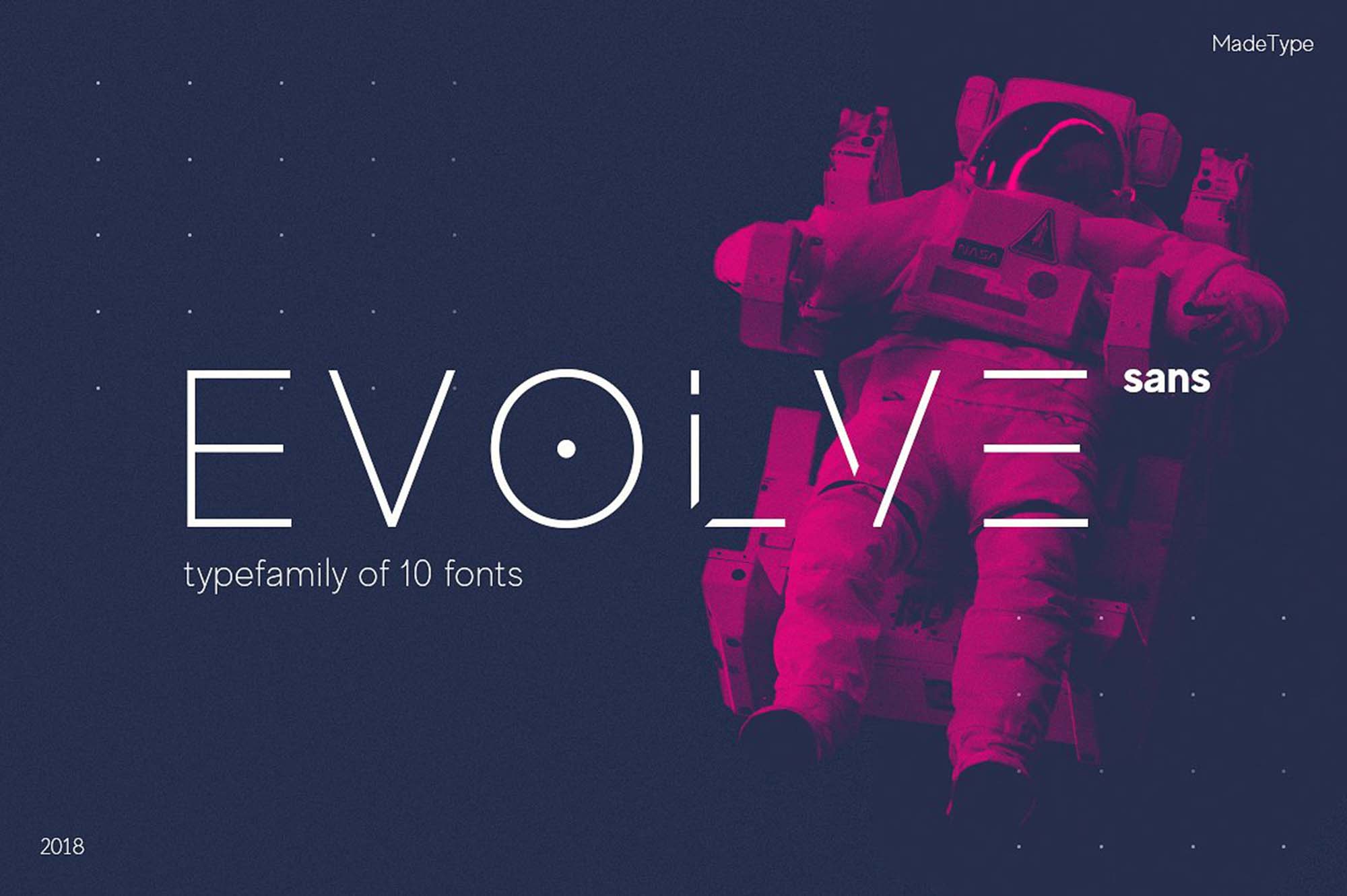 Made Evolve Sans Serif Font Family
