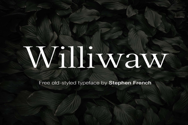 Williwaw Book Old Style Serif Typeface Font
