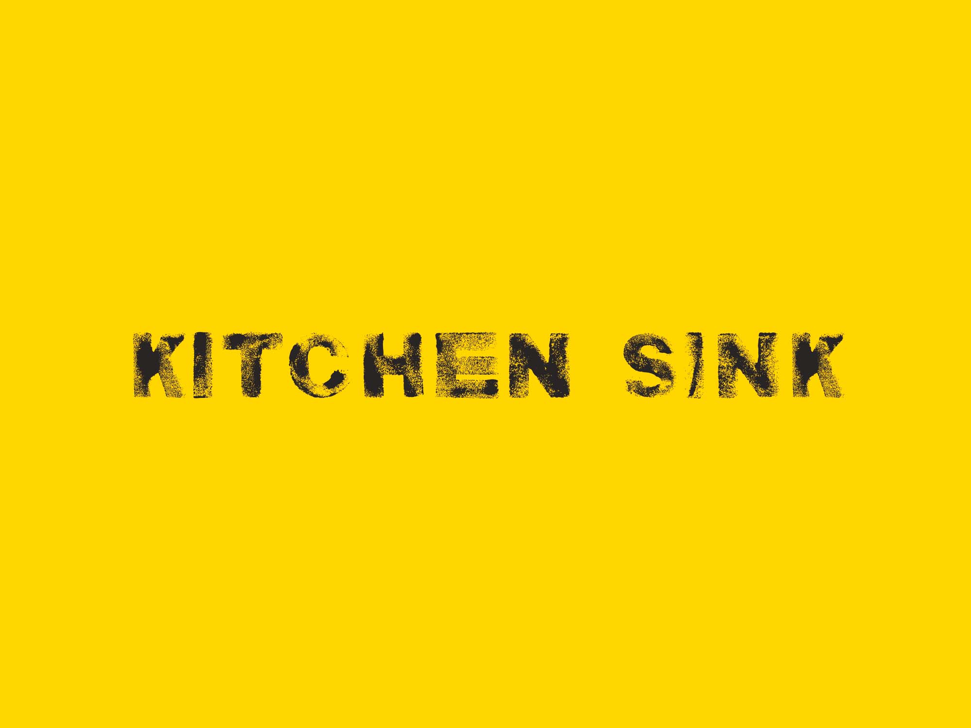 Kitchen Sink Typeface Font