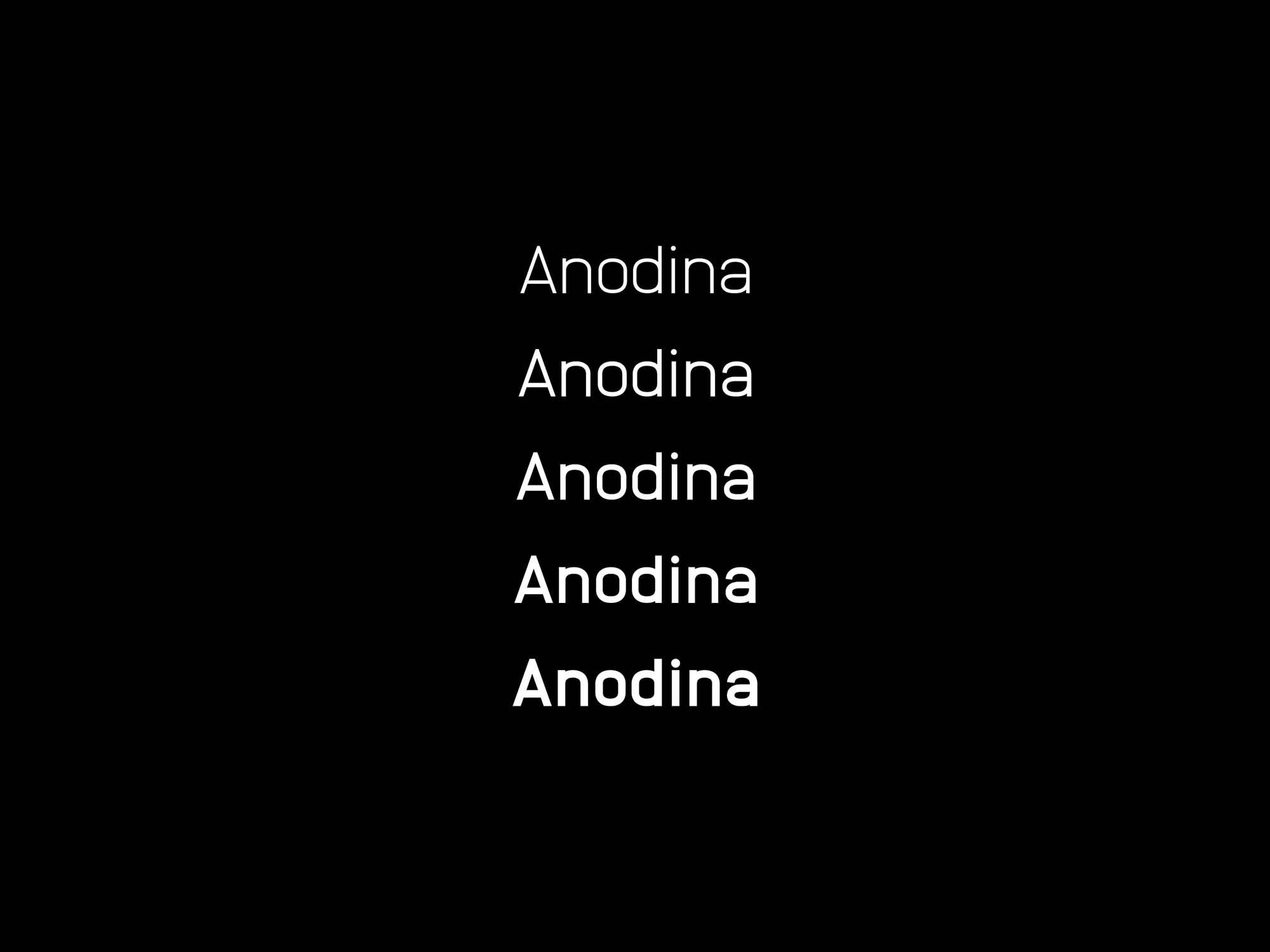 Anodina Font Family