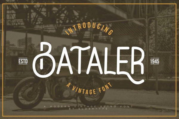 Bataler Vintage Font