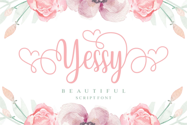 Yessy Script Font