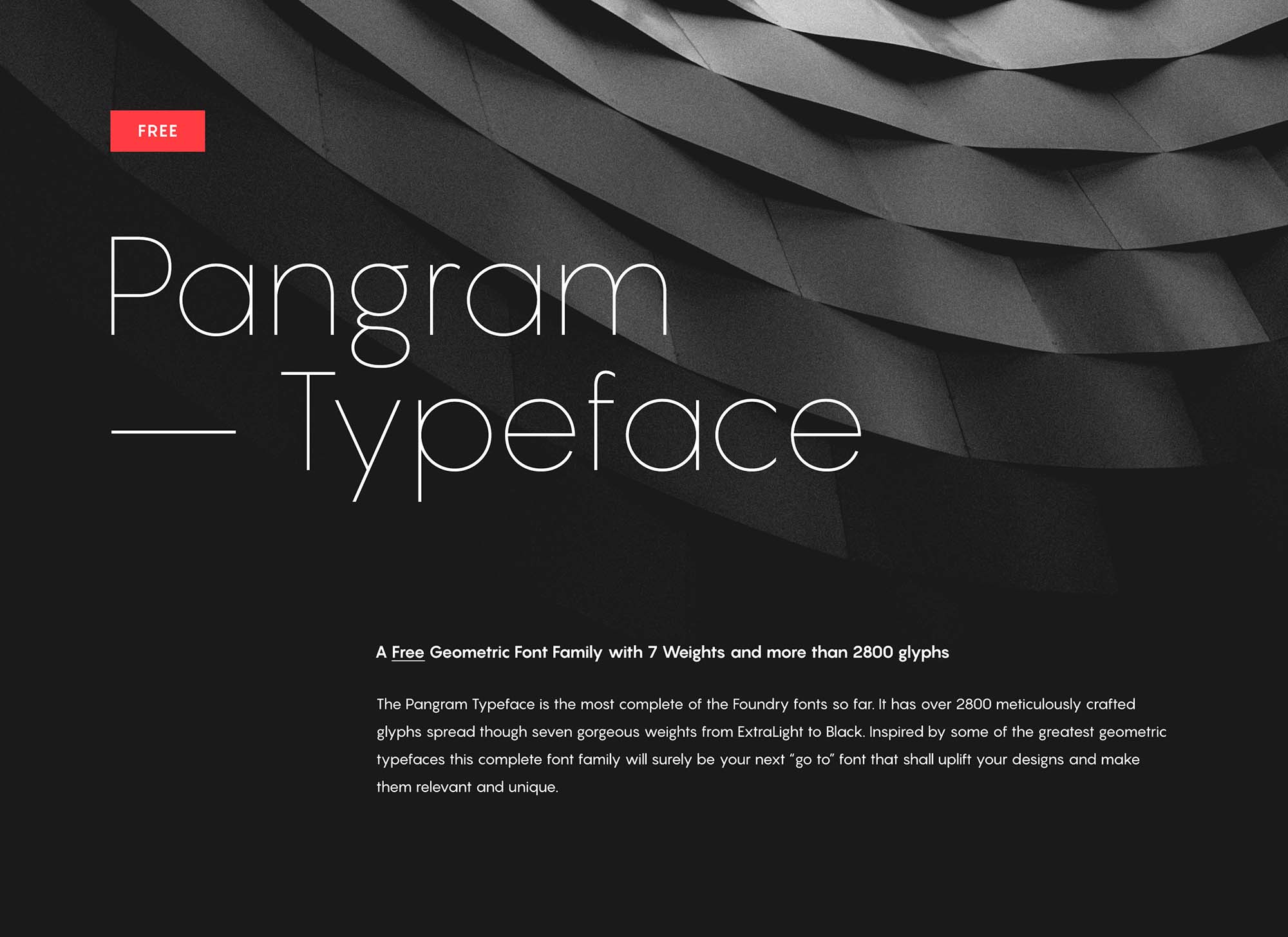 Pangram Sans Font