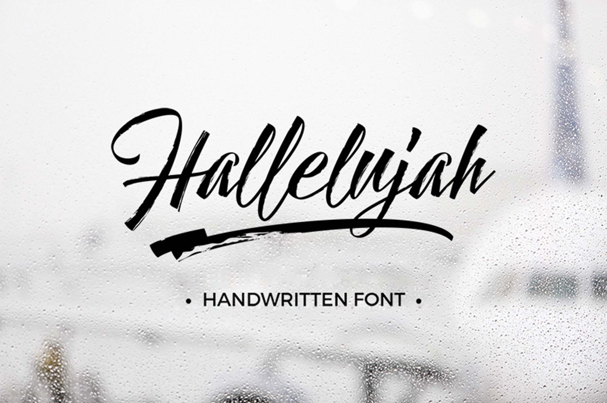 Hallelujah Script Font