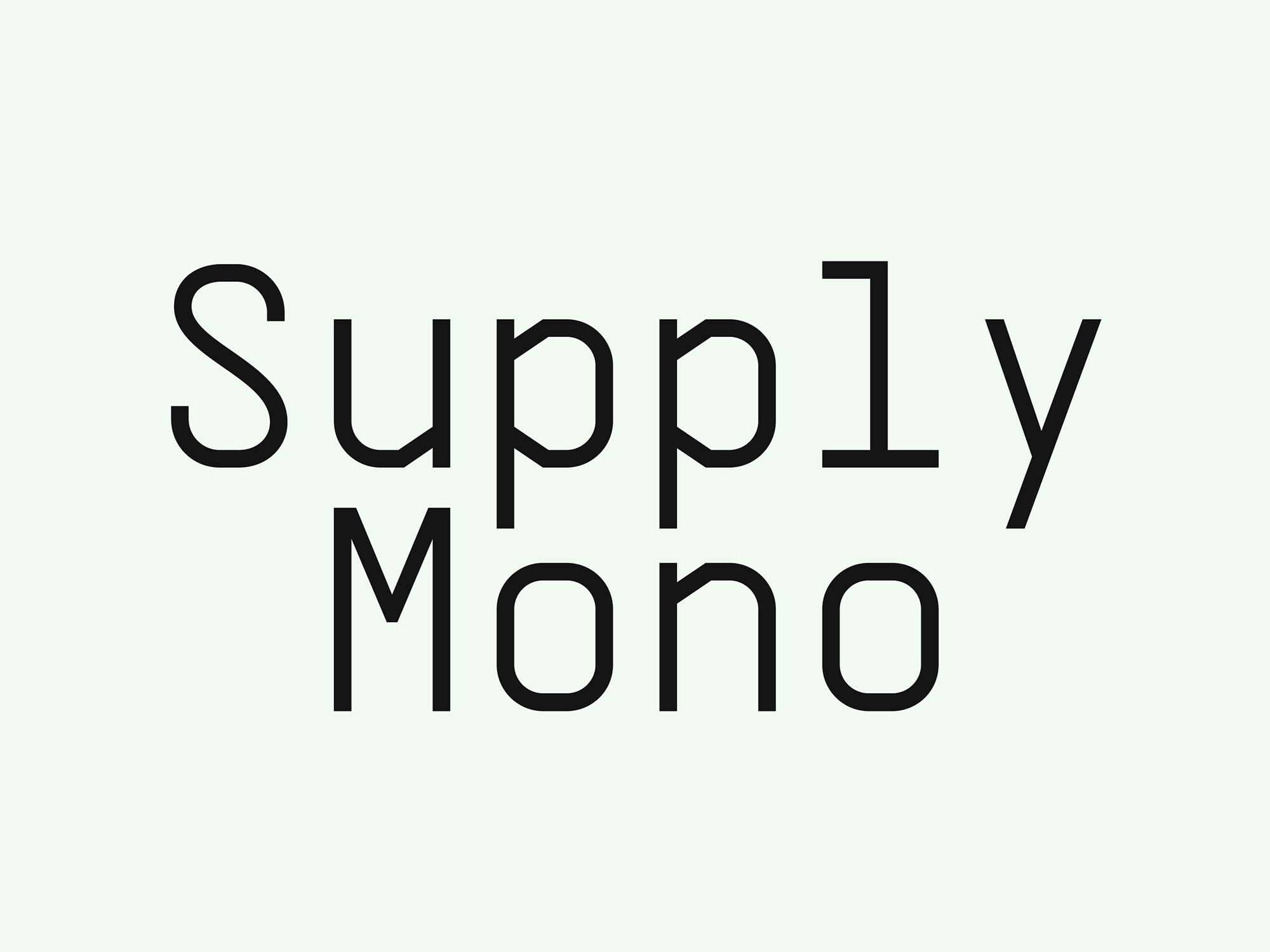 Supply Mono Font