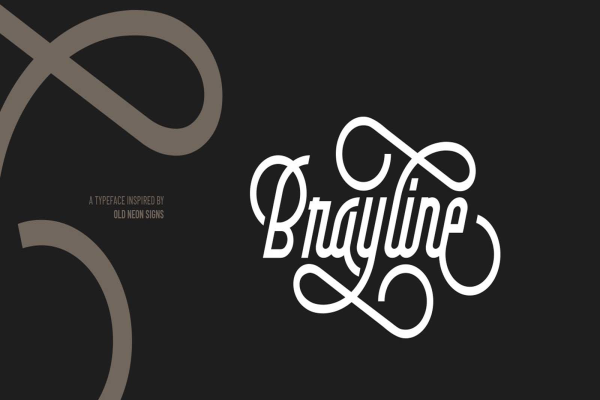 Brayline Monline Font