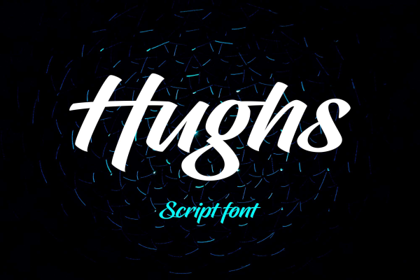 Hughs Brush Font