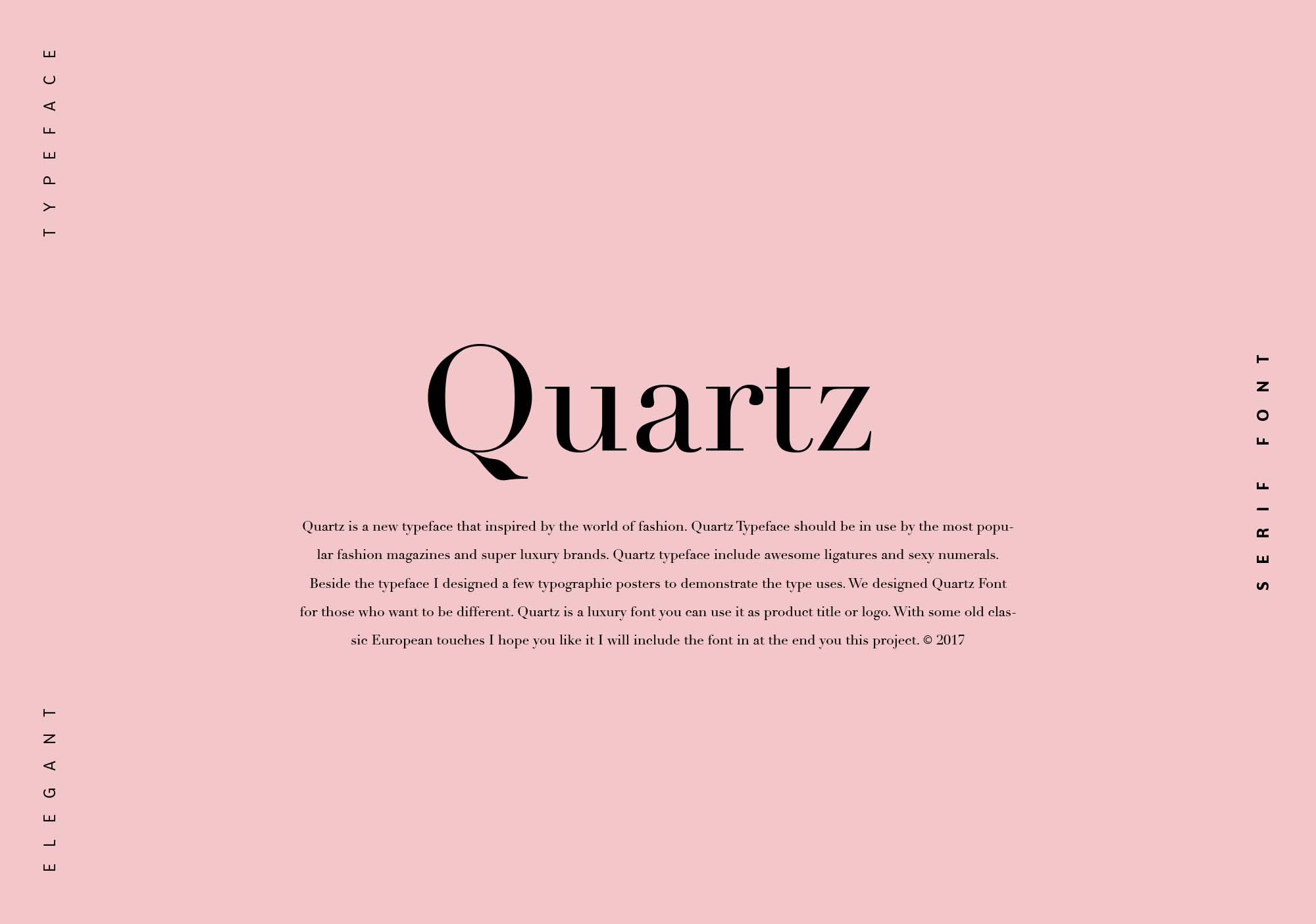 Quartz Serif Font