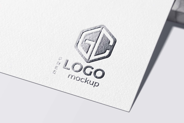Foil Stamping Logo Mockup
