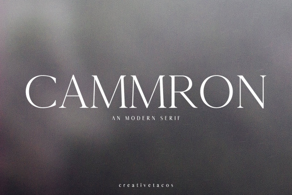 Cammron Serif Font