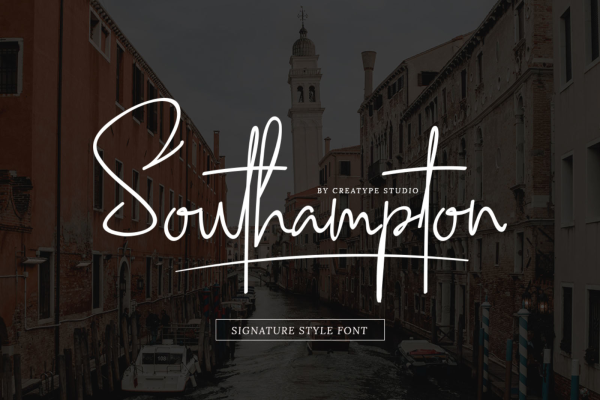 Southampton Script Font