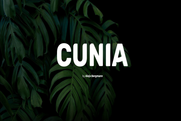 Cunia Sans Serif Font