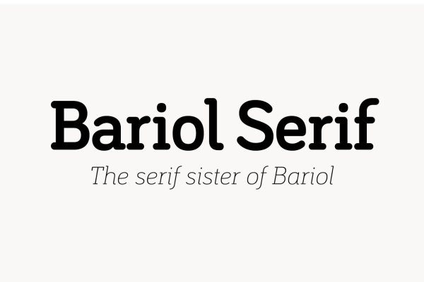 Bariol Serif Stylish Typeface