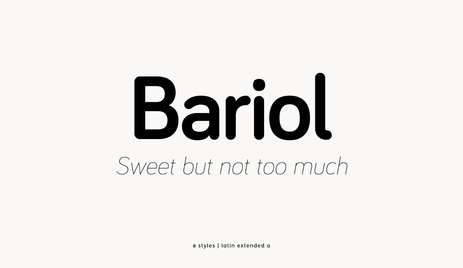 Bariol Condensed Rounded Font