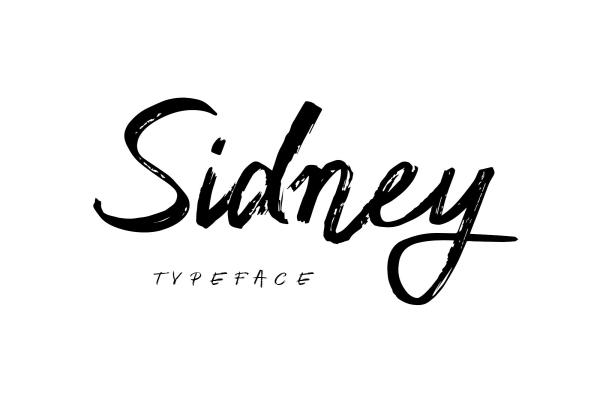Sidney Script Typeface