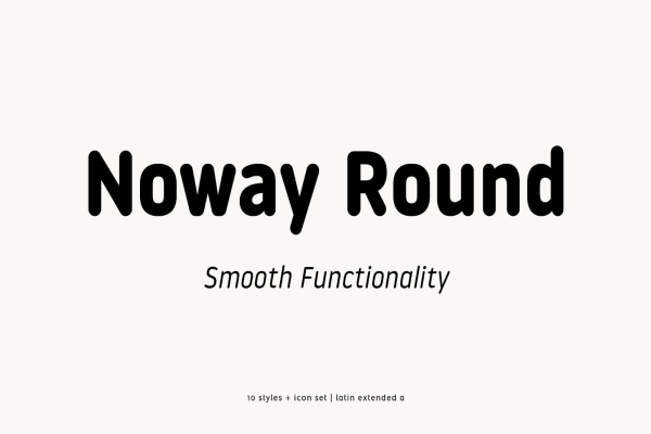 Noway Round Font