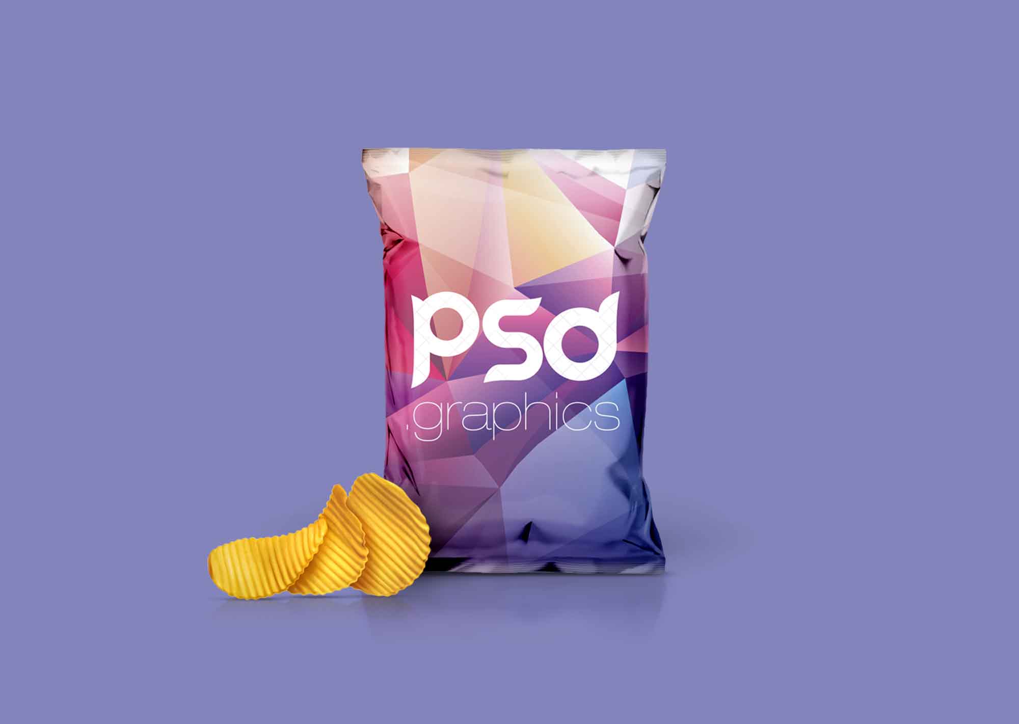 Chips Bag Packaging Mockup