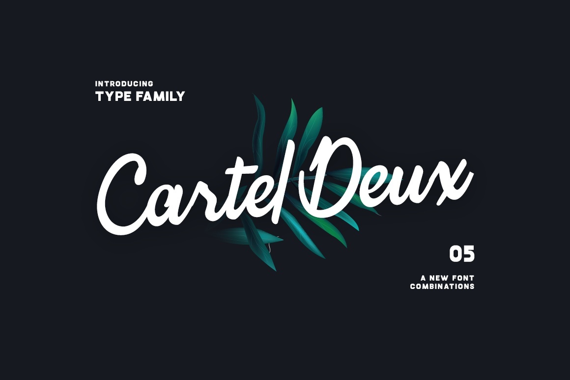 Cartel Deux Handwriting Typeface