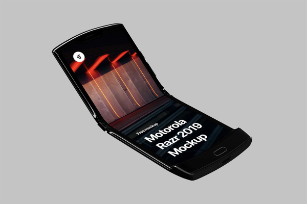 Phone Motorola Razr Mockup