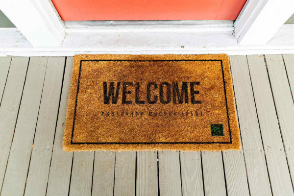 Welcome Doormat Mockup