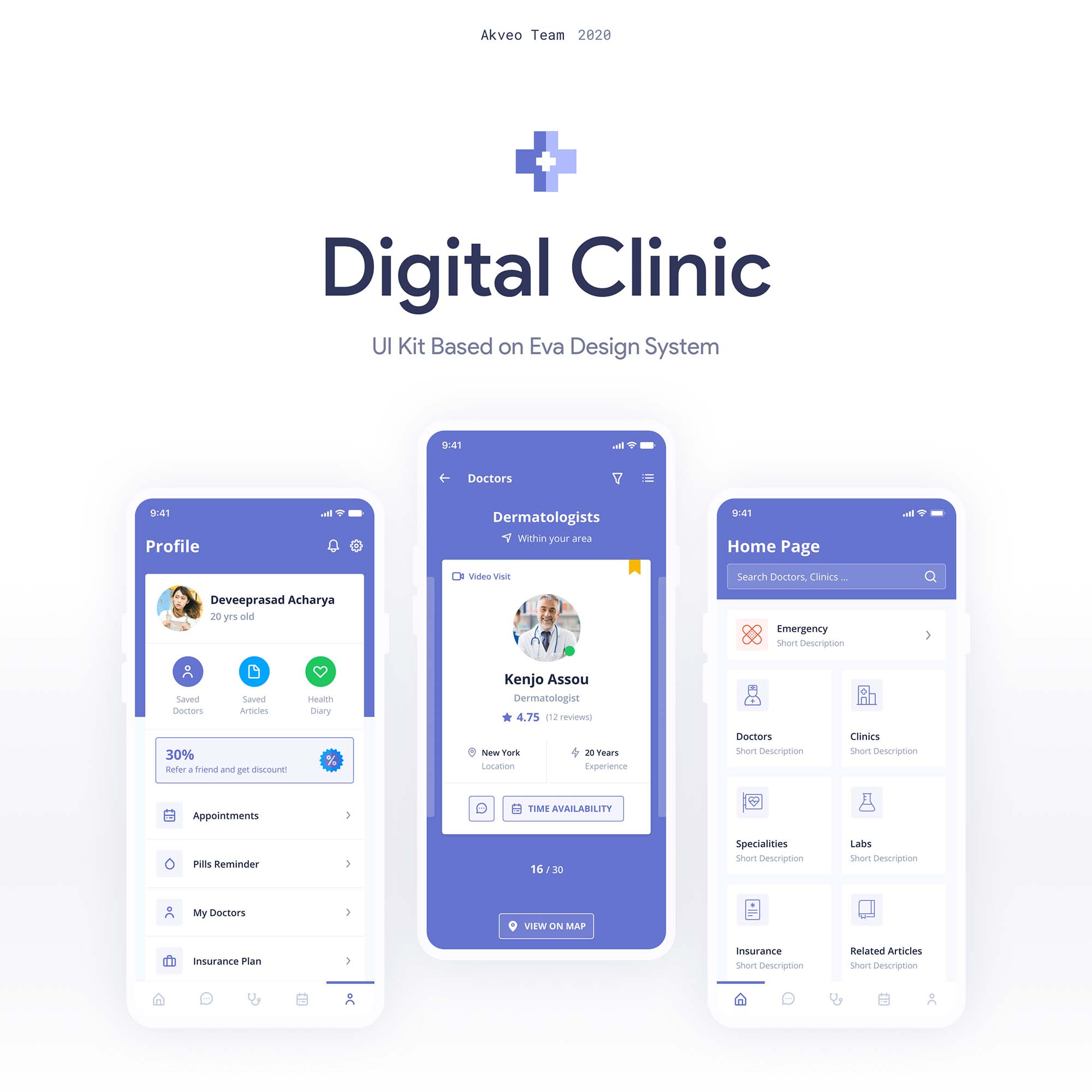 Digital Clinic UI Kit