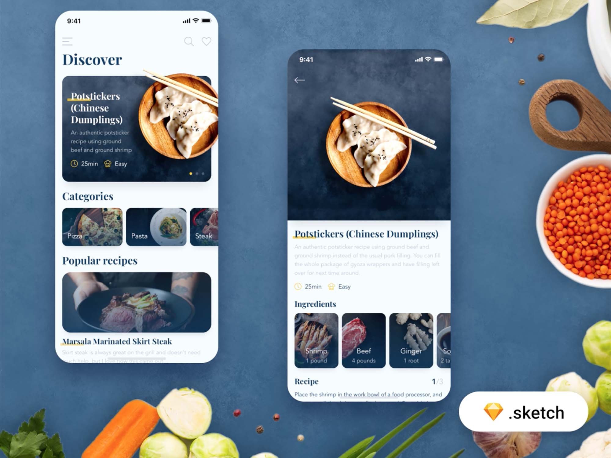 Food Recipes App Template