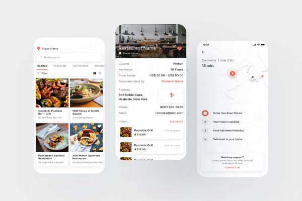 Food Delivery Restaurant App Template