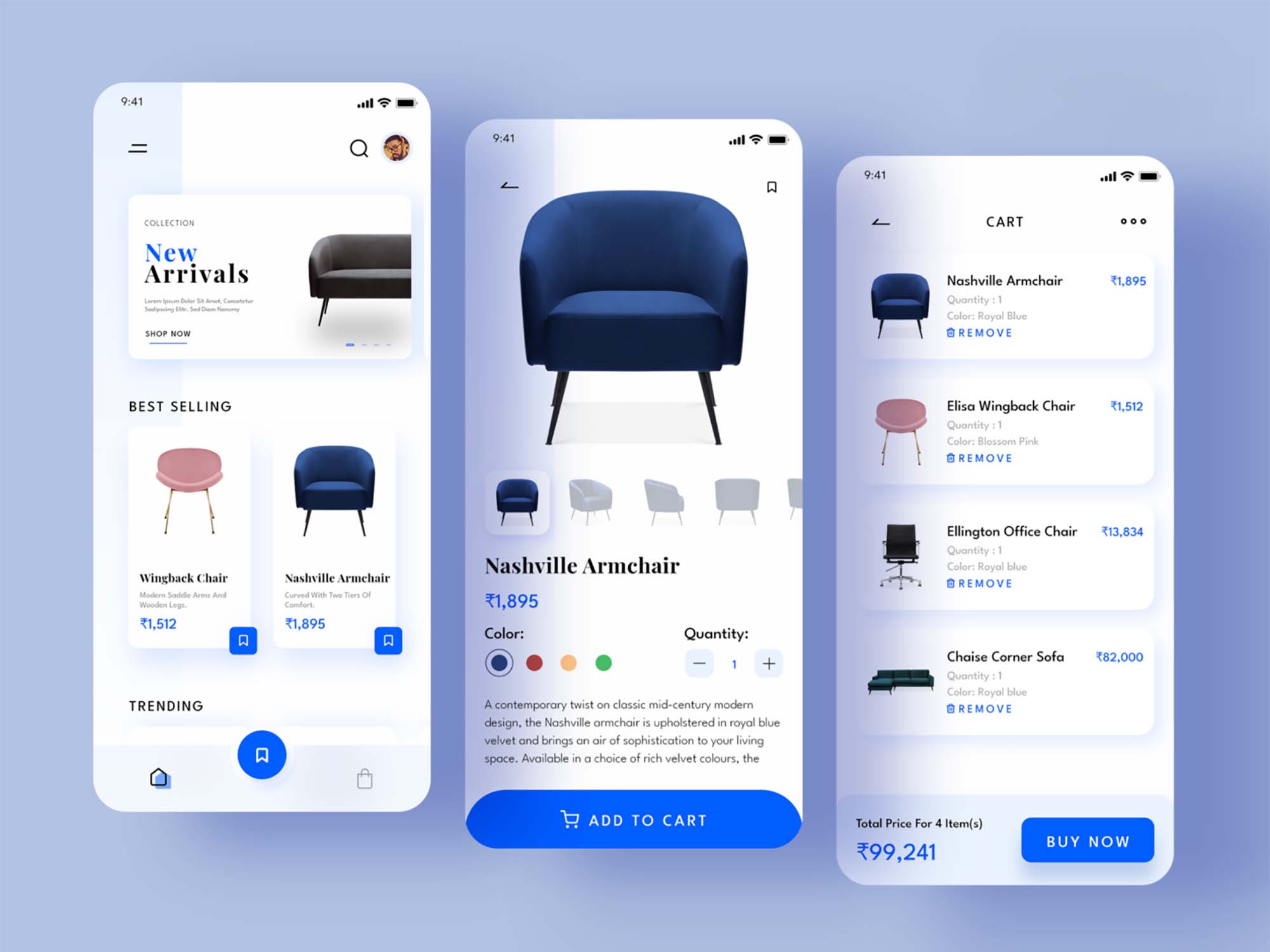 Furniture E-commerce App Template