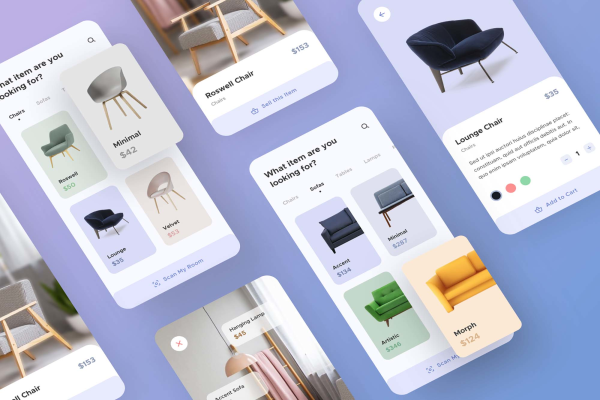 Furniture App UI Template