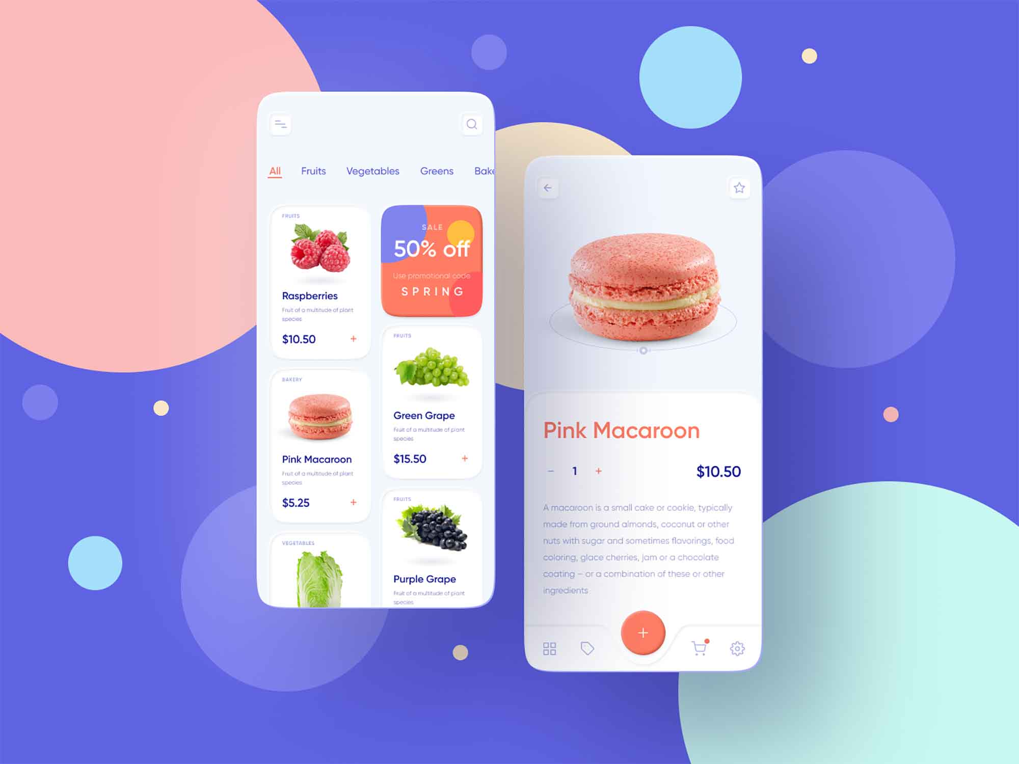 Foodstuffs Shopping Mobile App Template
