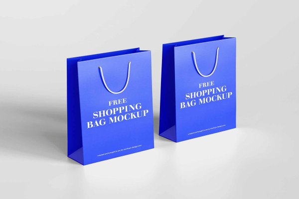 Shopping Side and Front Bag Mockups