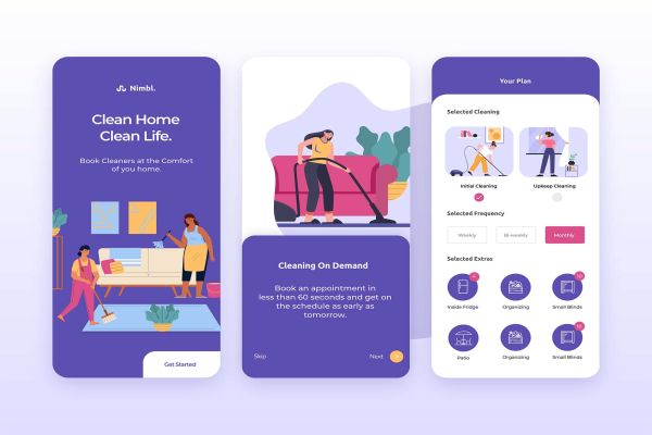 Home Cleaning App Template