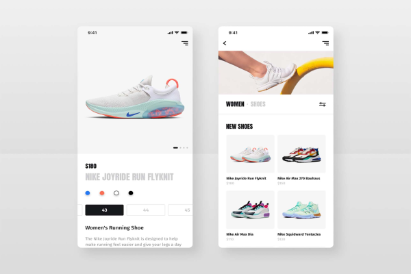 Shoes Shop E-commerce UI Template