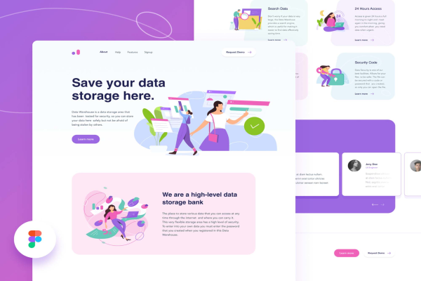 Data Warehouse Website Template