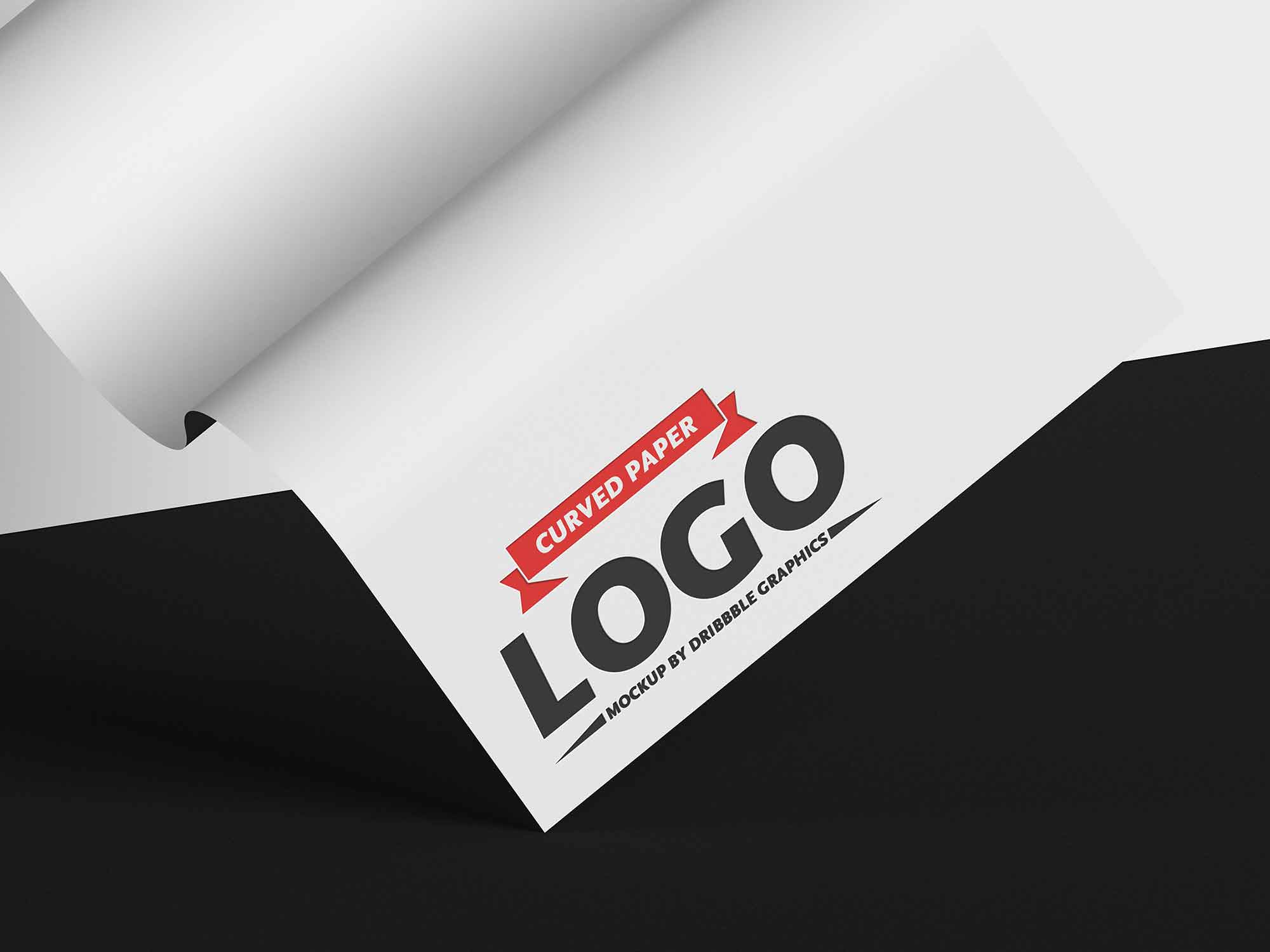 Paper Logo Mockup