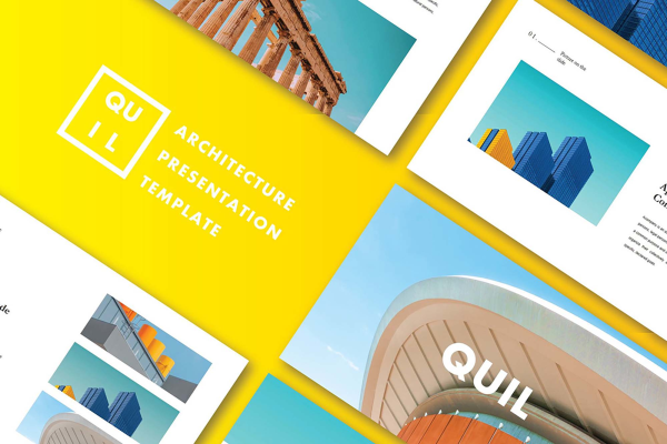 Quil Architecture PowerPoint Template