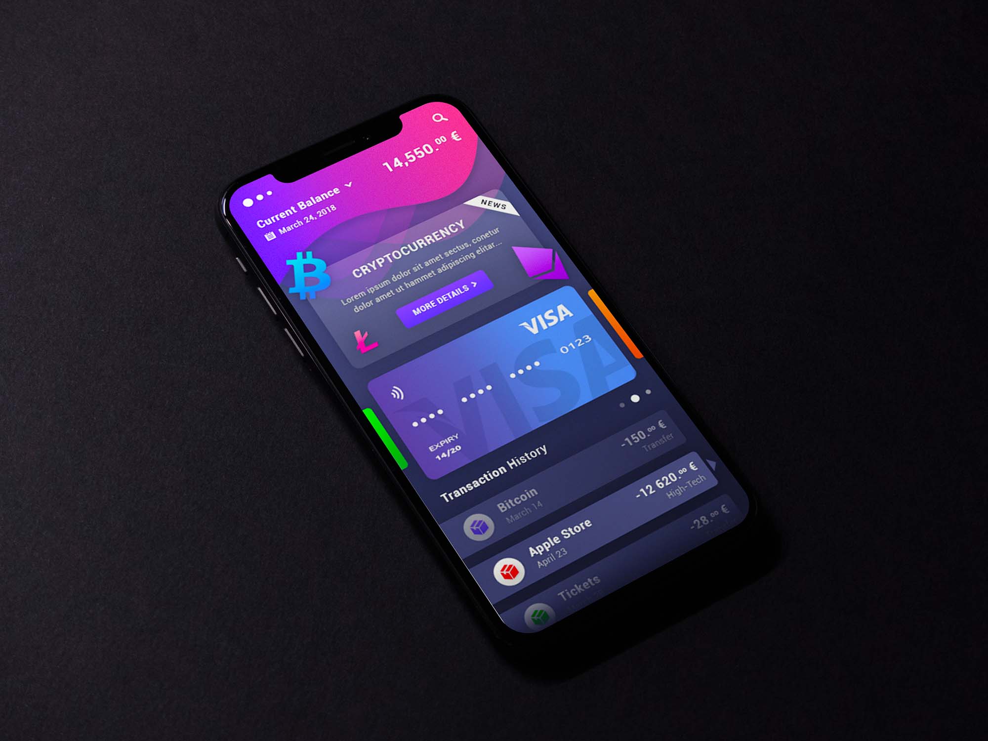 Cryptocurrency App Template