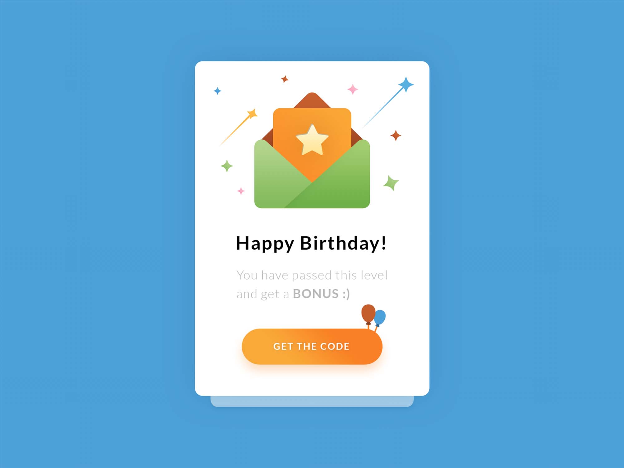 Happy Birthday UI-UX Template